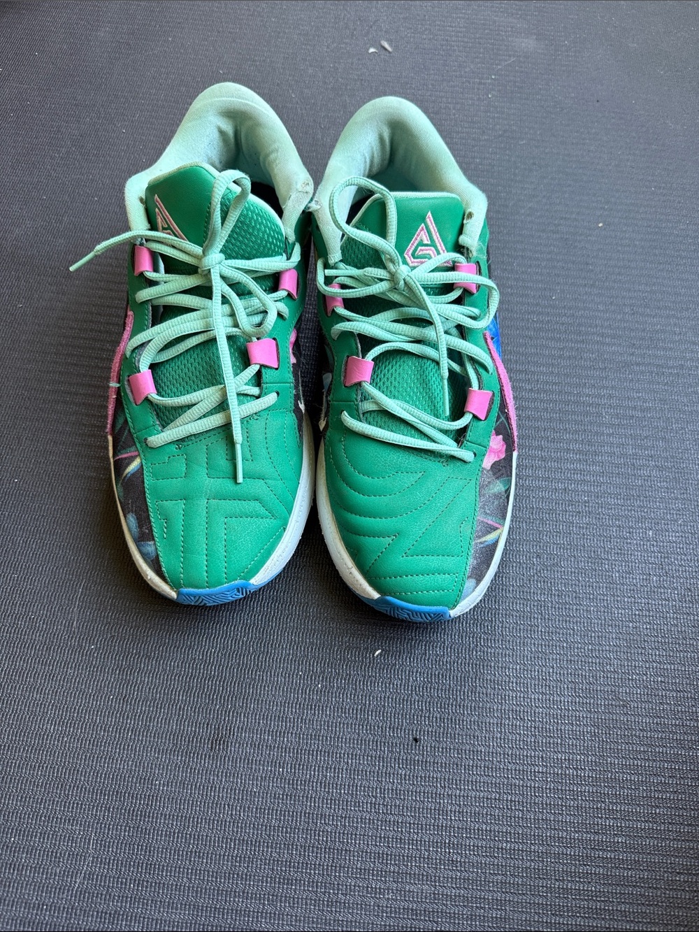 Nike Green and Pink Boys' Sneakers